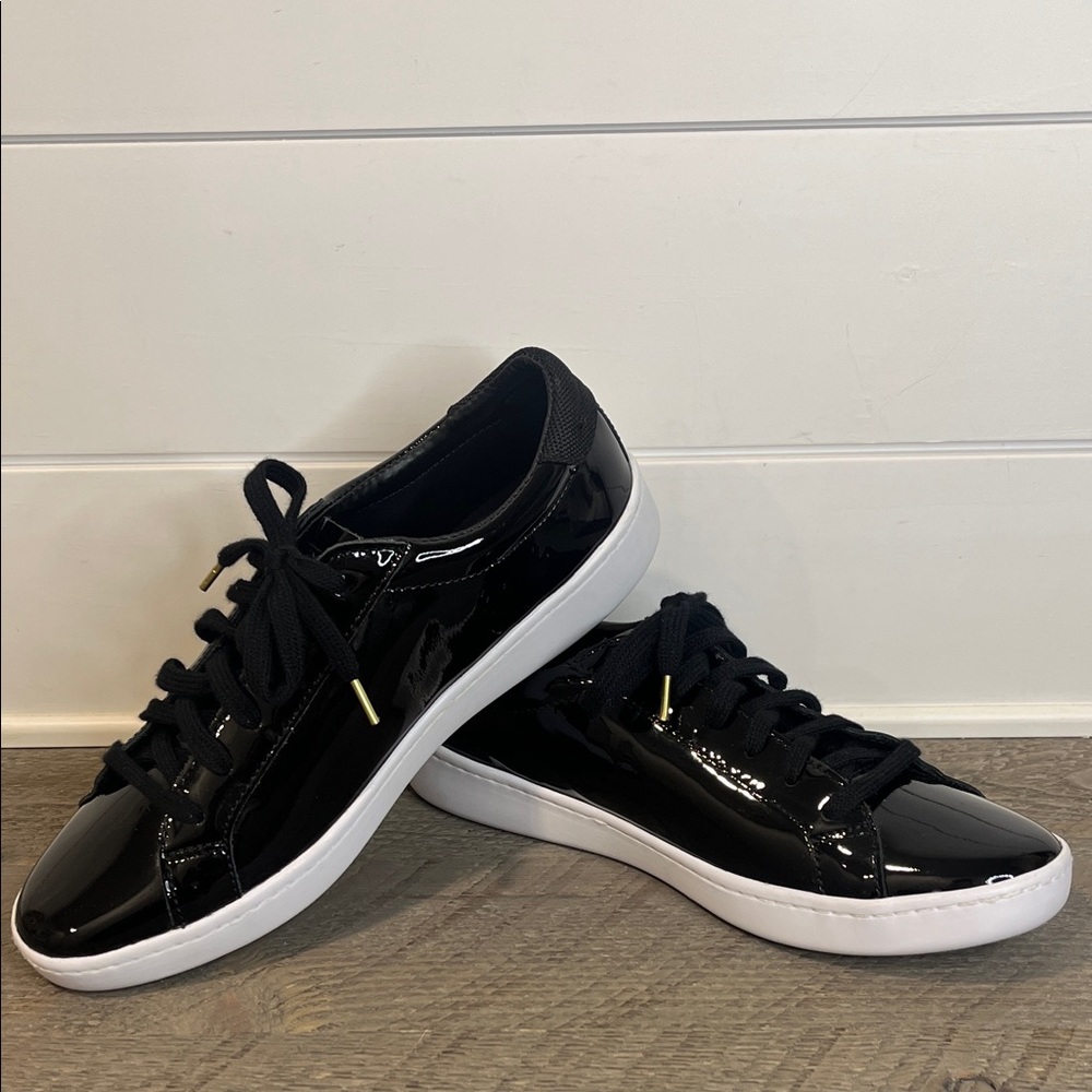 Keds Ace Patent Leather Sneakers Black Women’s Lace-Up Classic Comfort - Sz 8.5 - Picture 8 of 9